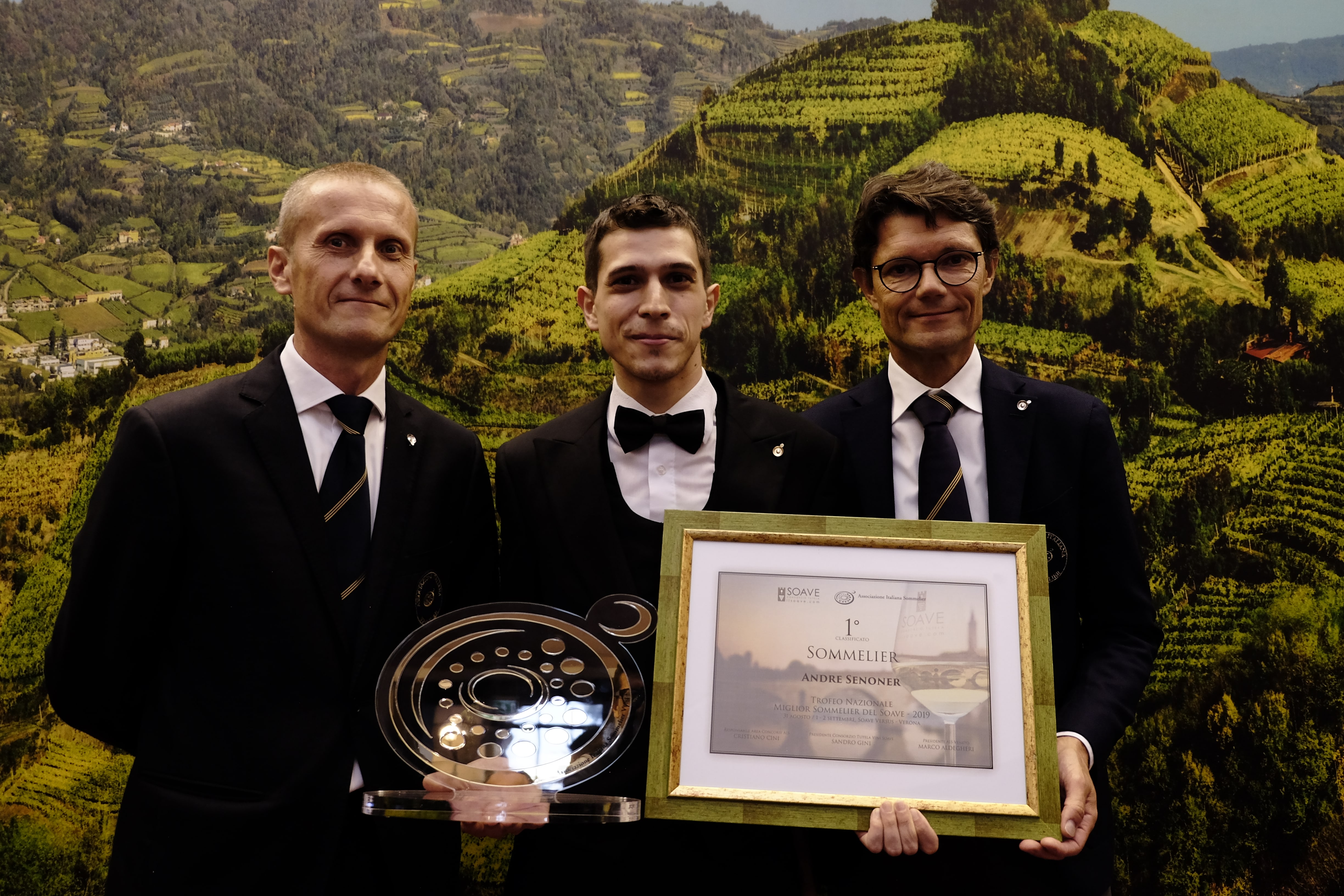 ANDRÈ SENONER È IL MIGLIOR SOMMELIER DEL SOAVE 2019