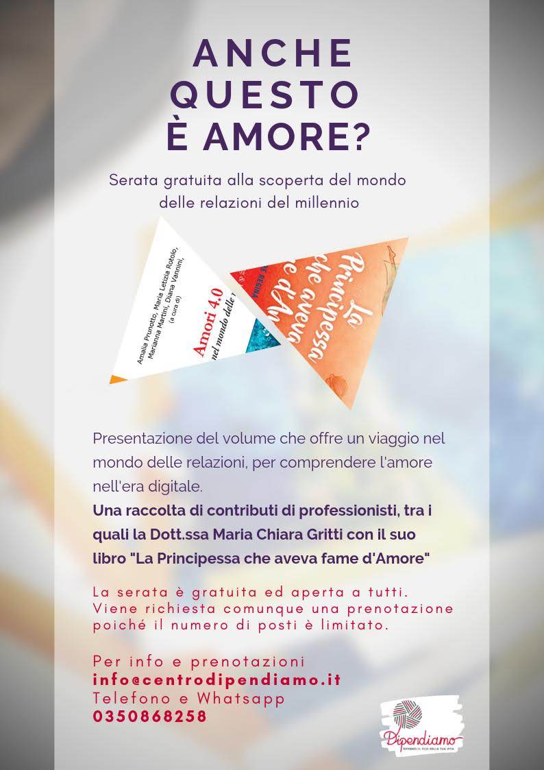 Anche questo è Amore? Incontro gratuito al 