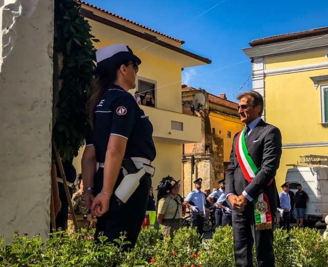 Cerimonia di commemorazione dei caduti di guerra a Cancello ed Arnone