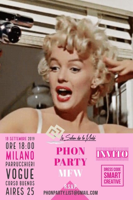 PHONPARTY ALLA MILANO FASHION WEEK