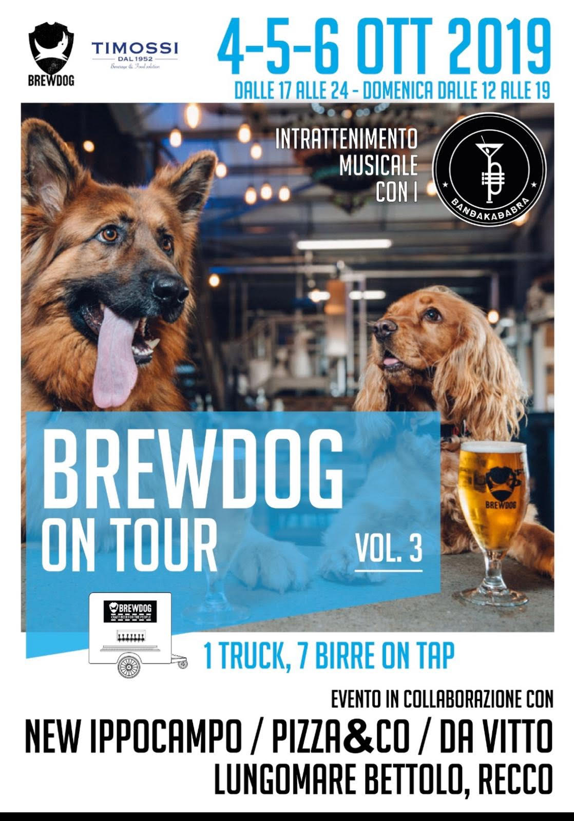 BREWDOG ON TOUR Vol. 3 per la prima volta arriva a Recco: 3 giorni di birra e musica no stop