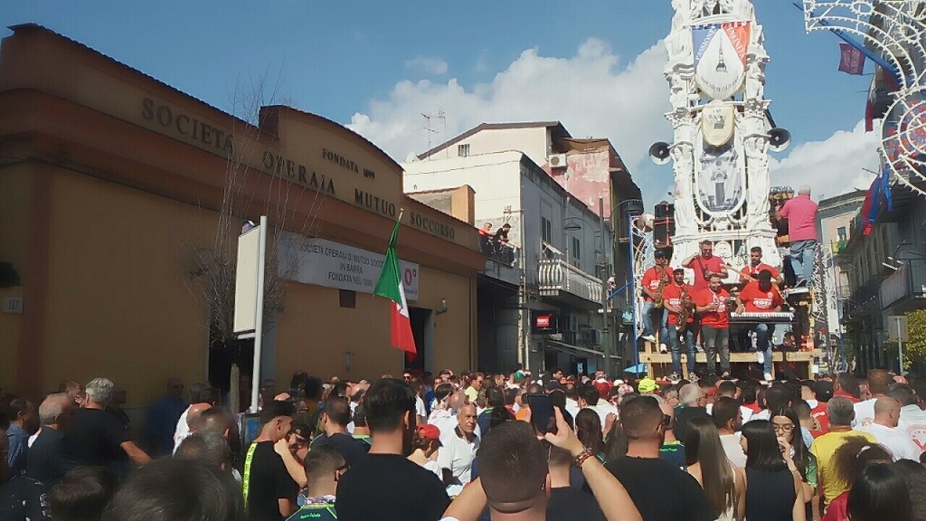 -Napoli Quartiere Barra Successo per la 197esima Festa dei Gigli. (Scritto da Antonio Castaldo)