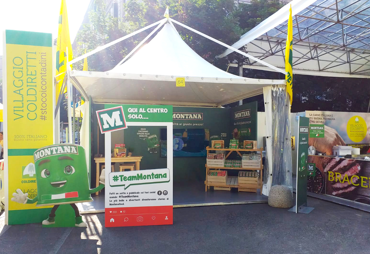 MONTANA (INALCA) SPONSOR DEL VILLAGGIO COLDIRETTI A BOLOGNA