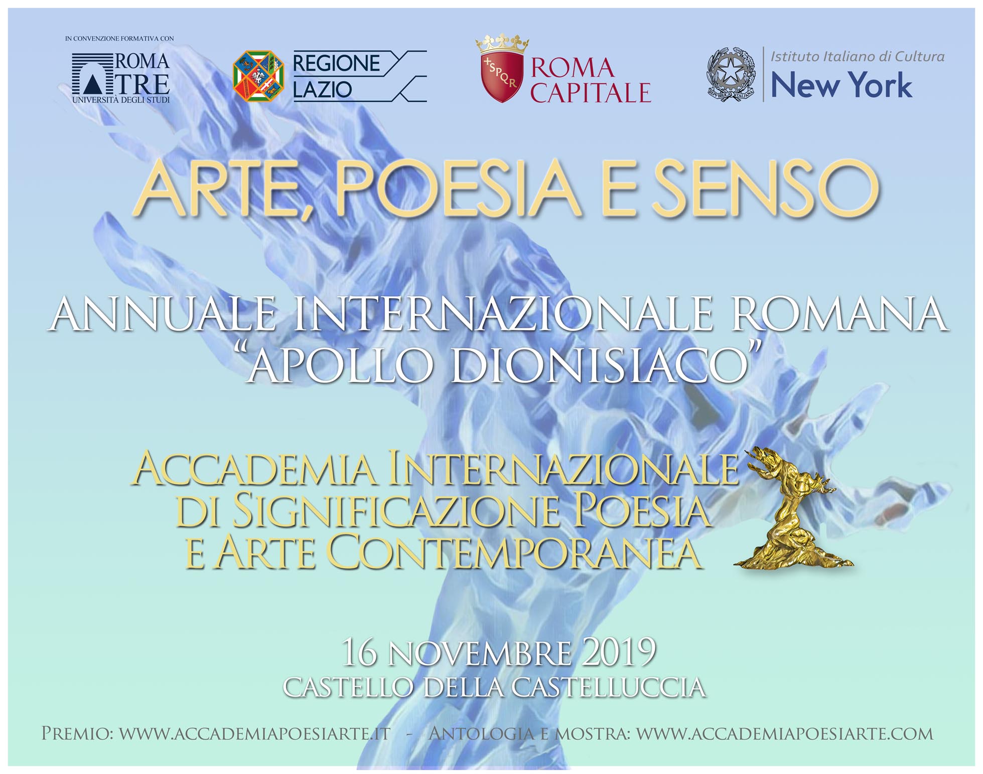 Arte, Poesia e Senso. Annuale internazionale romana Apollo dionisiaco 2019. 