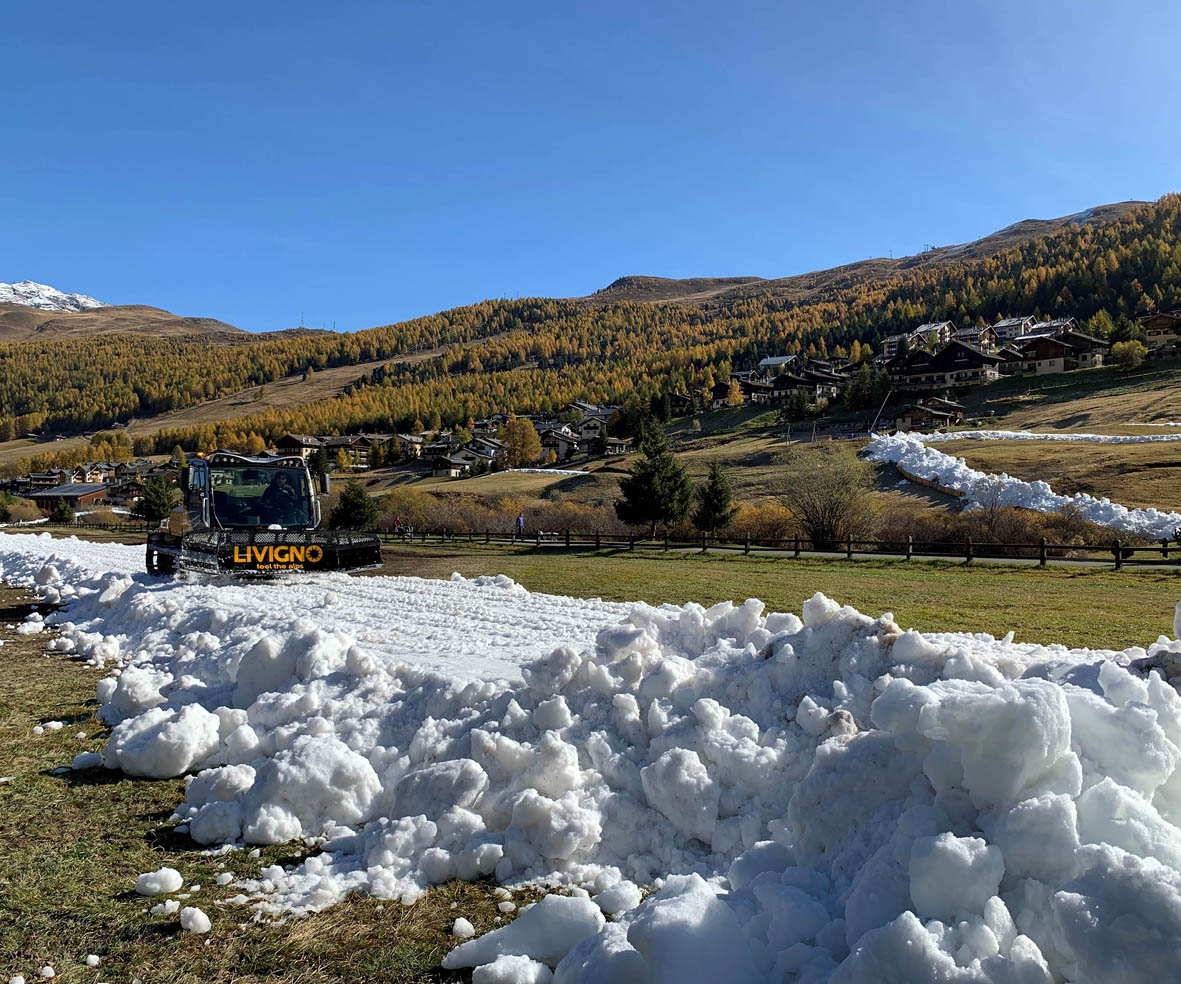 LIVIGNO SCIA DAL 19 OTTOBRE E VEDE… “LA SGAMBEDA”. ANELLO DI FONDO QUASI PRONTO: AZZURRI SUBITO PRESENTI