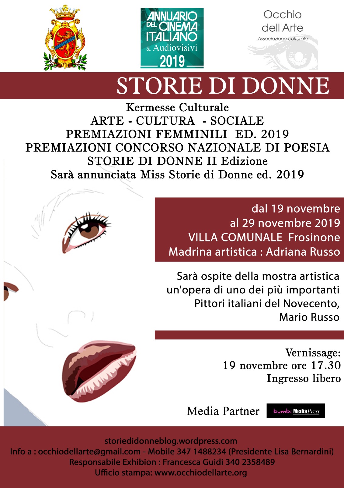 A Frosinone la Quinta Edizione di “Storie di Donne”  