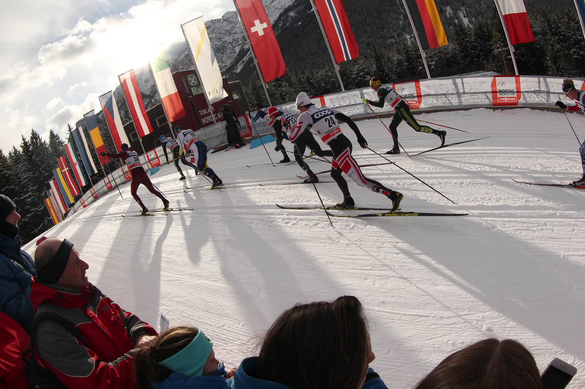 CAPODANNO ALTERNATIVO ALLA NORDIC ARENA. A DOBBIACO CANNONI PRONTI E NEVE IN ABBONDANZA