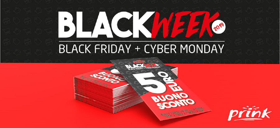 Black Friday Prink: buoni sconto su cartucce, toner e nastri TTR