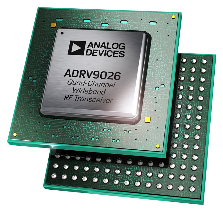 Analog Devices introduce un transceiver RF a banda larga che semplifica la progettazione di sistema e riduce i costi per gli sviluppatori di stazioni base