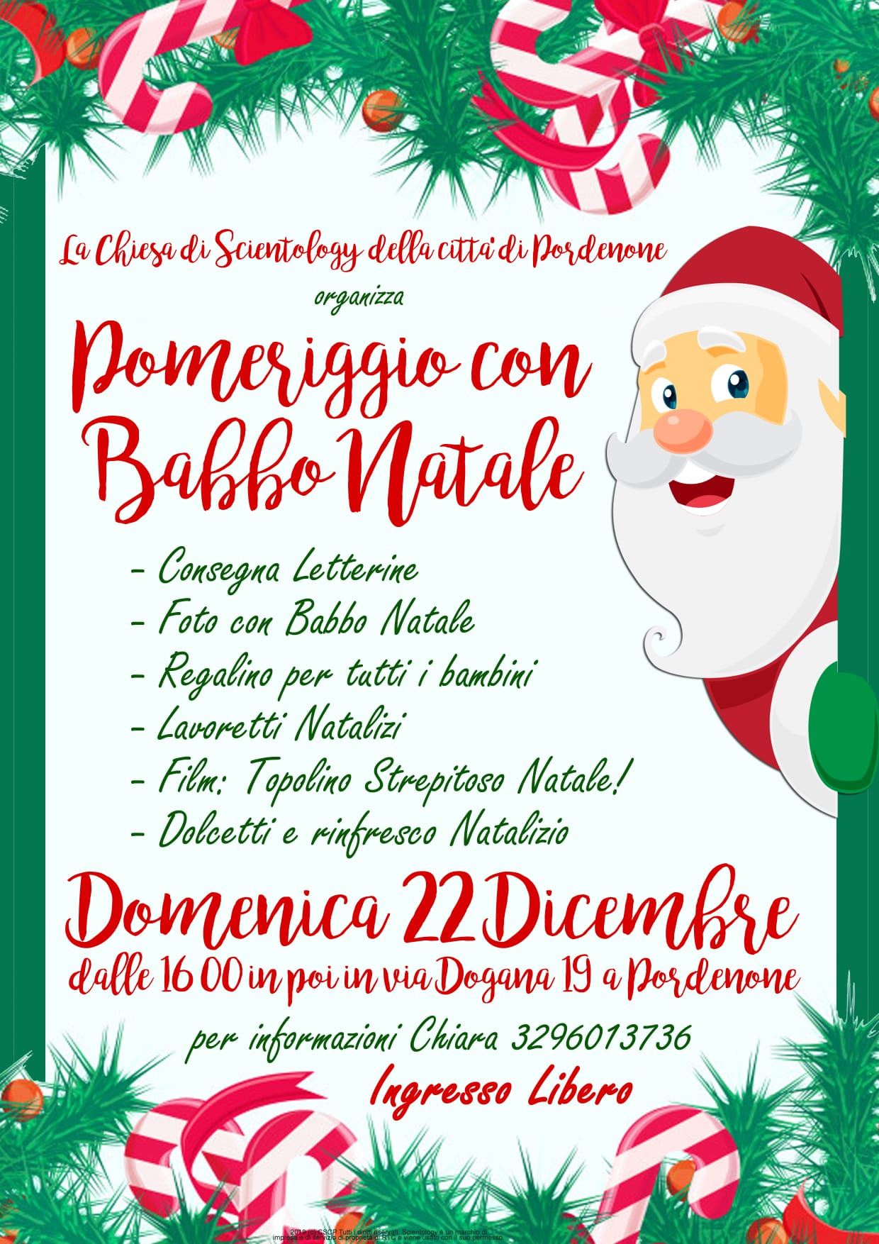 POMERIGGIO CON BABBO NATALE ALLA CHIESA DI SCIENTOLOGY