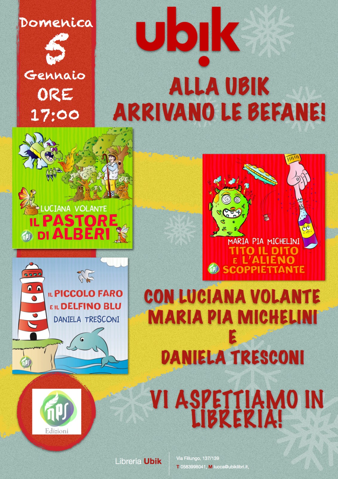 Letture animate alla Libreria Ubik a Lucca