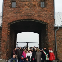 Viaggio Pontino della Memoria per gli studenti coresi. Delegazione guidata dal vicesindaco Ennio Afilani e dal consigliere delegato Sabrina Pistilli.