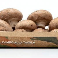 Il packaging eco-sostenibile dei funghi freschi Sapori del mio Orto