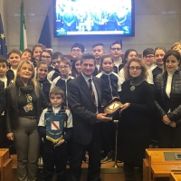 GLI ALUNNI DEL 2° CIRCOLO DIDATTICO DI NOLA IN VISITA  AL CONSIGLIO REGIONALE DELLA CAMPANIA