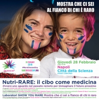 Giovedì 28 febbraio Nutri-RARE, il cibo come medicina, uno sguardo al passato per immaginare il futuro 