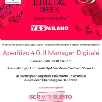 APERITIVO 4.0 :“IL MANAGER DIGITALE”