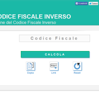 Il codice fiscale inverso