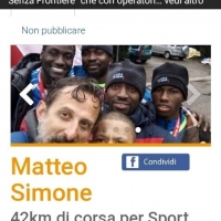 Correrò i 42,195km della maratona di Roma per Sport Senza Frontiere!