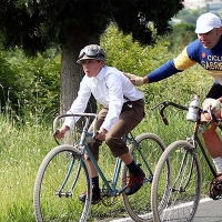 Una carovana di ciclostorici sulle strade della Valdichiana per La Chianina