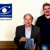 L’astronomo Walter Ferreri dona delle pubblicazioni al Centro di Documentazione e Divulgazione di COSMOBSERVER