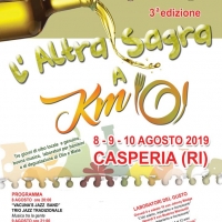 Casperia: L’altra sagra km Zero dal 8 – 9 – 10 Agosto !!!