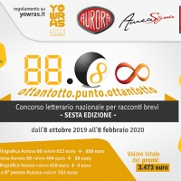 Concorso letterario nazionale 88.88 VI edizione - scadenza 08-02-2020