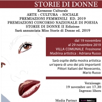 A Frosinone la Quinta Edizione di “Storie di Donne”  