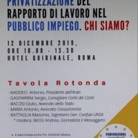 Lavoro pubblico, Battaglia (UNSA): 