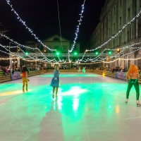 Pista di Pattinaggio XXL di Lecco, Babbo Natale 