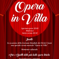 Padova: Opera in villa – Aree e duetti delle più belle opere liriche per celebrare la Giornata Mondiale Per i Diritti Umani 