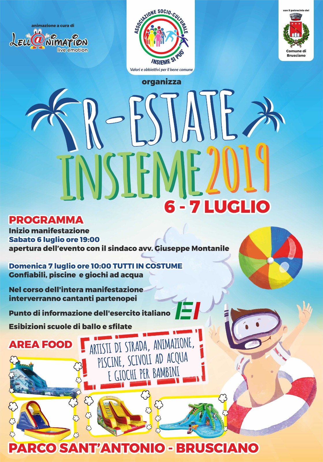 -Brusciano: “R-Estate Insieme 2019” una iniziativa dell’Associazione “Insieme si può”. (Scritto da Antonio Castaldo)