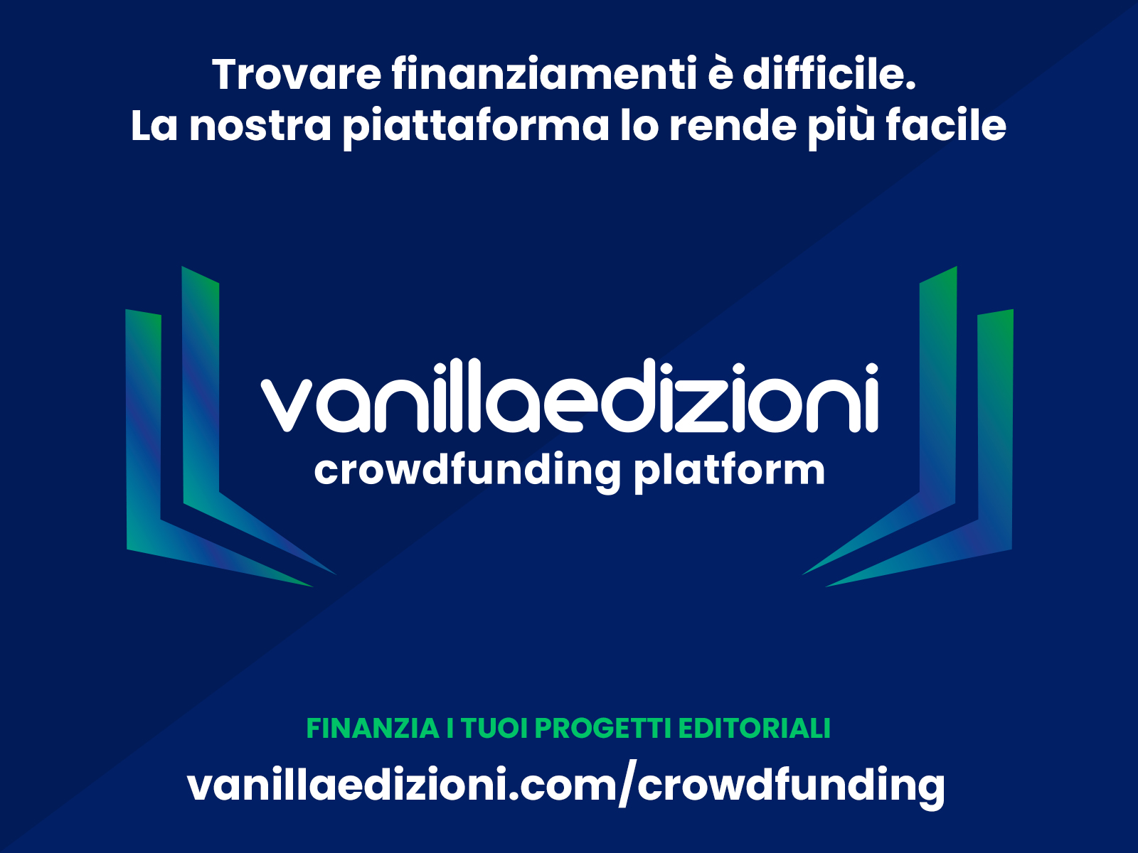 Vanillaedizioni lancia una piattaforma di crowdfunding  per i progetti editoriali