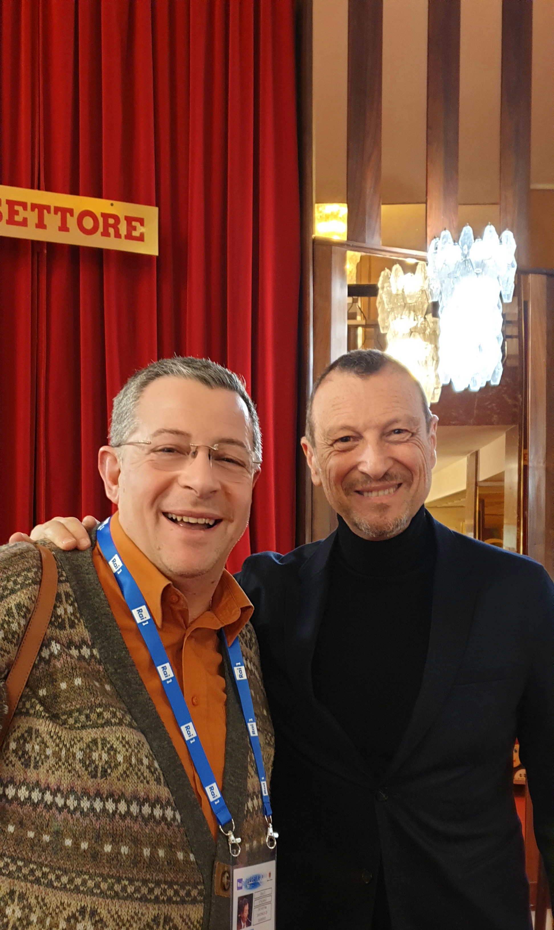 AMADEUS Saluta la Banda Pasquale Anfossi di TAGGIA dal 70° Festival di Sanremo 2020 dal 4 all'8 Febbraio Teatro “Domenico Modugno” Ariston 