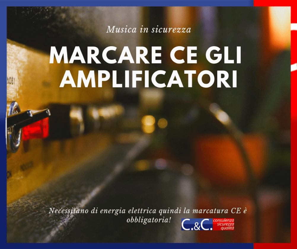 Marcatura CE amplificatori musicali