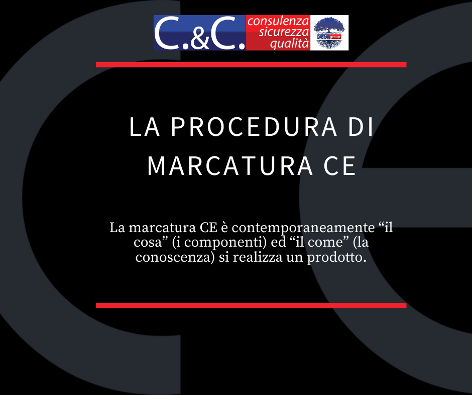 La procedura di marcatura CE