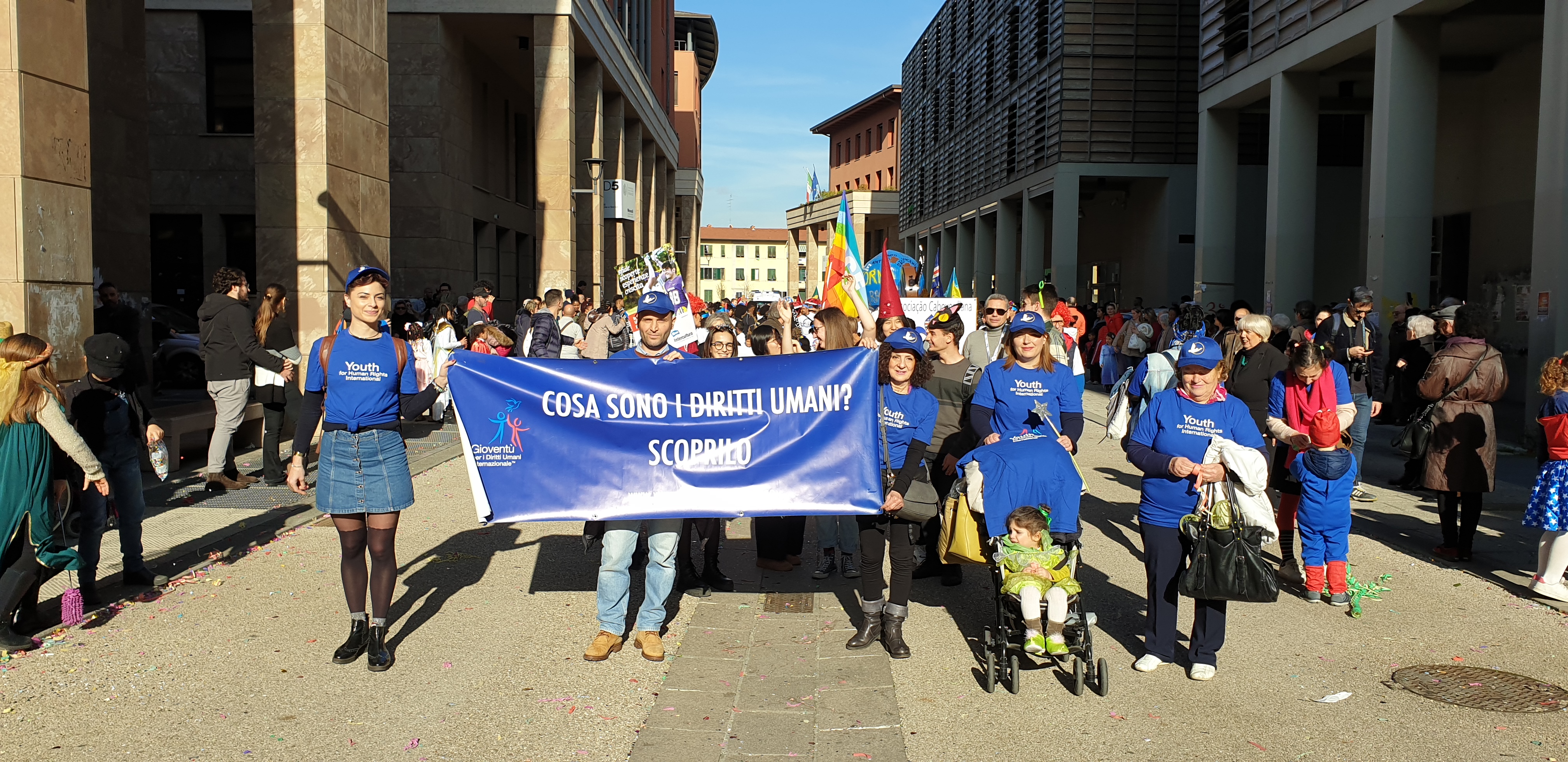 Gioventù per i Diritti Umani al Carnevale Multiculturale di Pace di San Donato