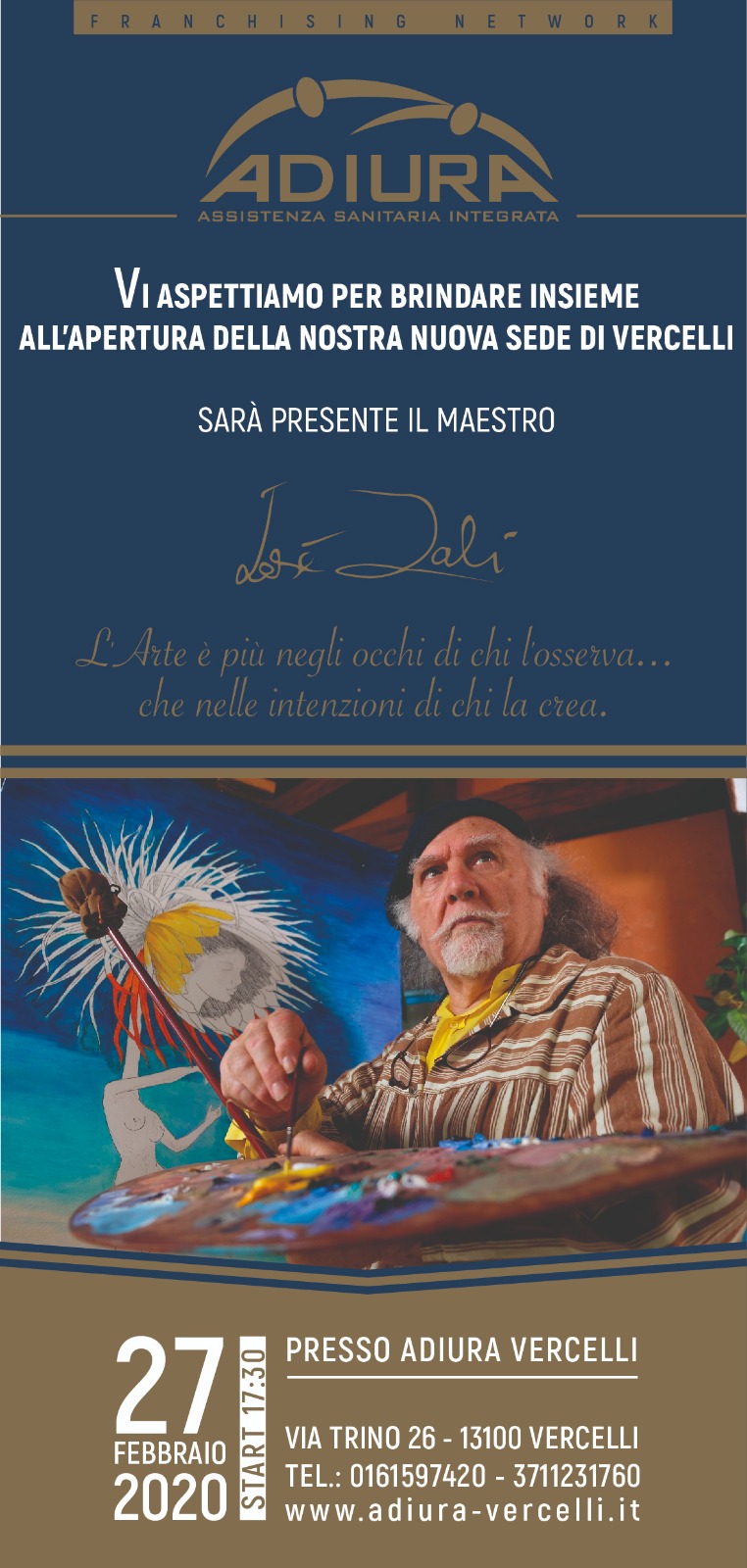 maestro Josè Dalì a Vercelli