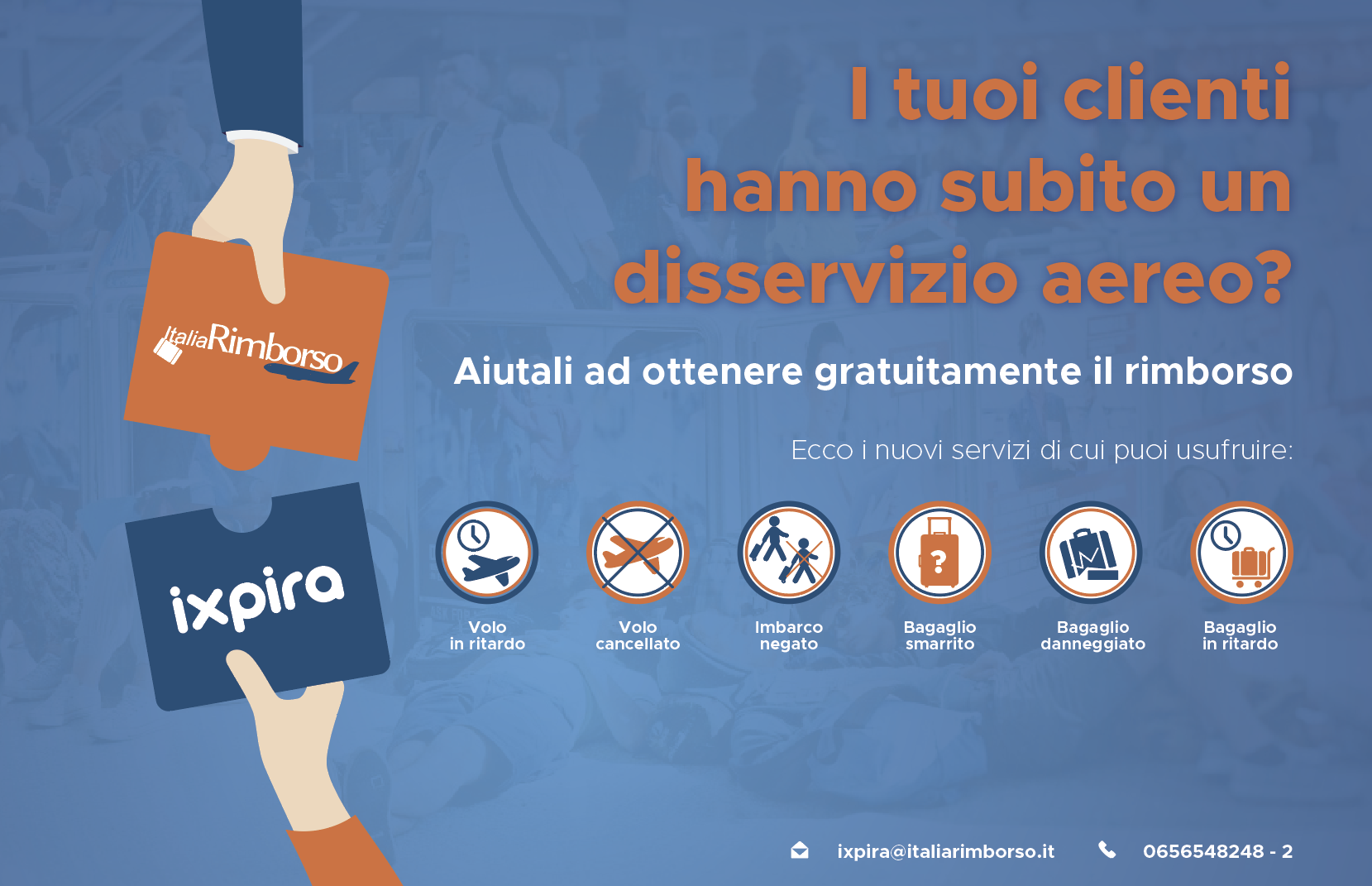 Nuova partnership Italia Rimborso e Ixpira