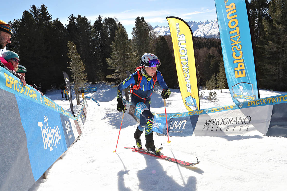  EPIC Ski Tour pronto a partire: confermato il weekend di skialp Venerdì “in notturna” (ore 18.45) – sabato ‘ad inseguimento’ sul Monte Bondone Al via Antonioli, Boscacci, Magnini, Boffelli, Murada, De Silvestro, Compagn