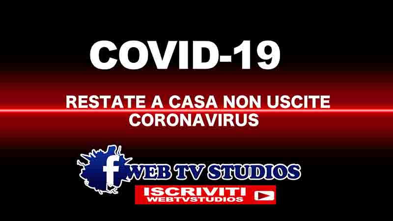 Noi Restiamo a Casa Fatelo Anche Voi #webtvstudios #Covid19