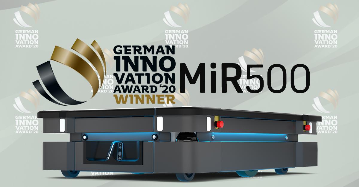 IL MIR500 VIENE ELETTO VINCITORE DEL GERMAN INNOVATION AWARD 2020