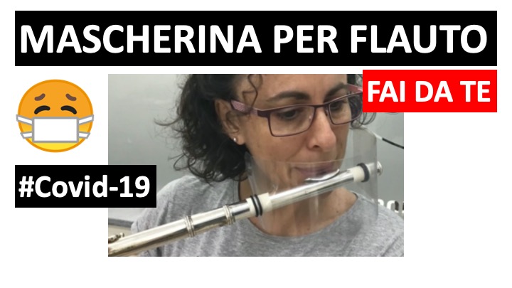 Mascherine anti covid-19 per flauto e altri strumenti a fiato