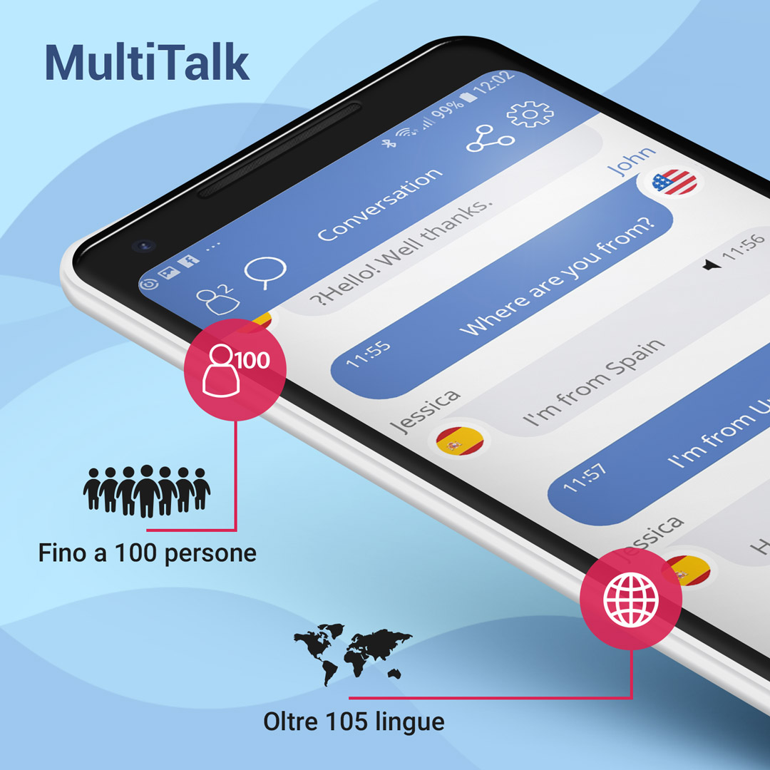 VASCO ELECTRONICS presenta MULTITALK,  L’APP MULTILINGUE SEMPLICE E INTUITIVA