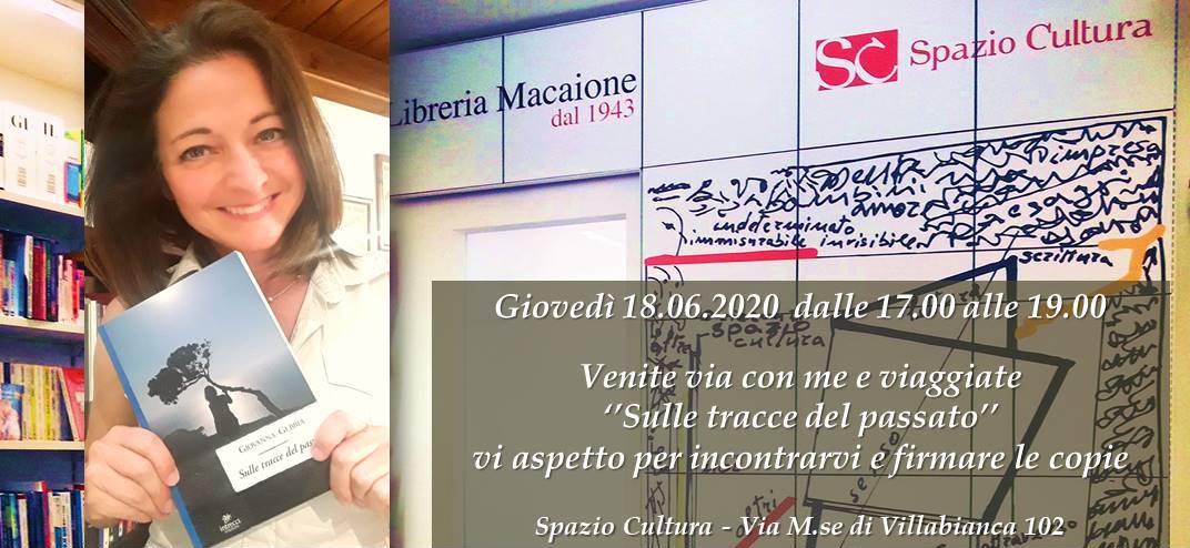 L' AUTRICE PALERMITANA GIOVANNA GEBBIA INCONTRA I LETTORI PER LA FIRMA DELLE COPIE DEL LIBRO “SULLE TRACCE DEL PASSATO”  