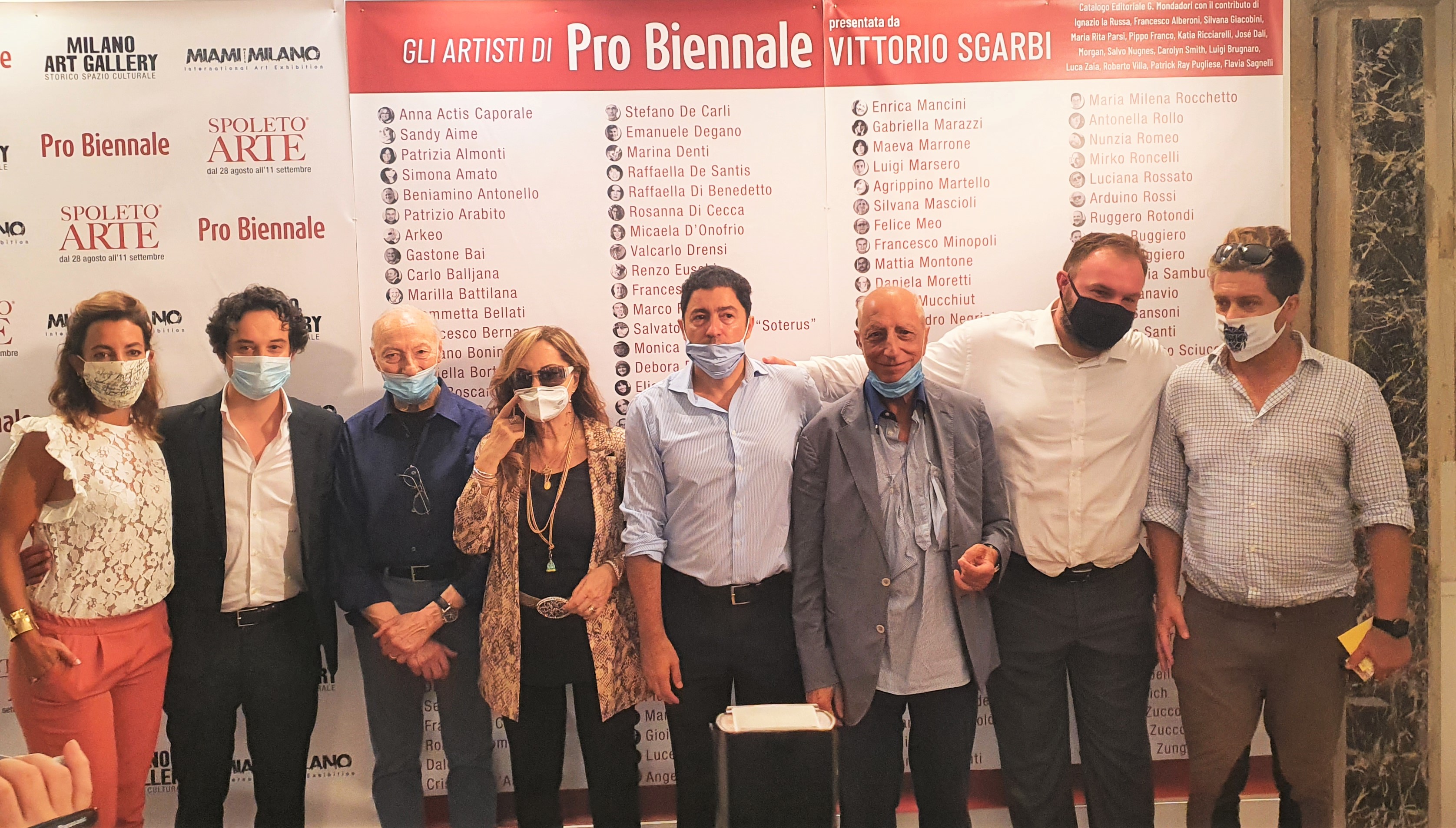 Venezia: vernissage di Pro Biennale con Sgarbi e tanti vips                                     