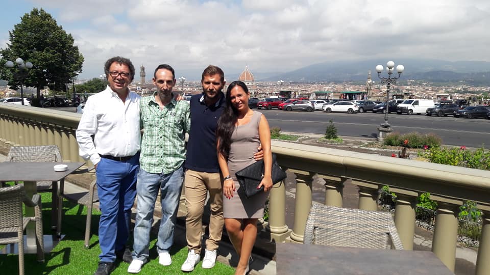 Gli ambasciatori del MISFF71 Marcello Zeppi, Luca Maris e Laura Andreini ospiti di Carlo & Pino Caprarella