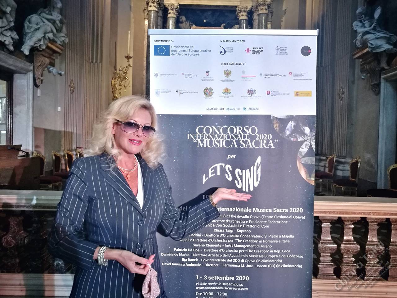 CHIARA TAIGI - Partecipazione straordinaria in Giuria al Concorso Internazionale Musica Sacra 2020 - XV edizione - Roma 1-4 settembre 2020