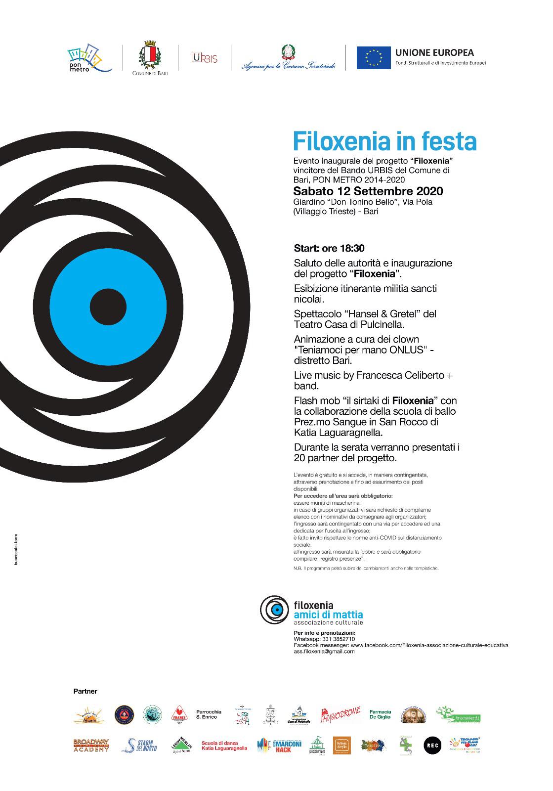 Dico NO alla droga presente all’evento inaugurale del progetto Filoxenia