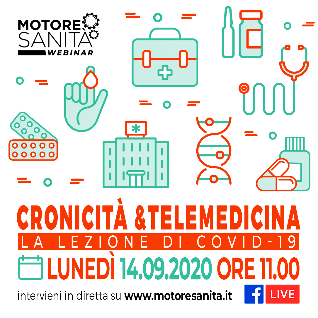 Cronicità e telemedicina. La lezione di Covid-19’ - 14 Settembre - ORE 11