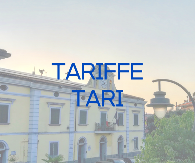 Rideterminazione tariffe tari per gli anni 2015/2016 e 2017 ai cittadini di Cancello ed Arnone